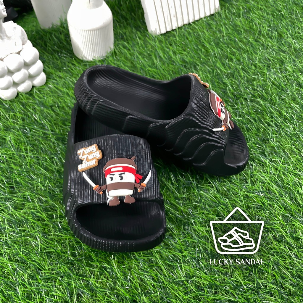 FUFU JAKARTA SPOT SANDAL SANDAL SLOP ANAK KARAKTER CAPPUCCINO ASSASSINO TUNG TUNG SAHUR BAHAN EVA
