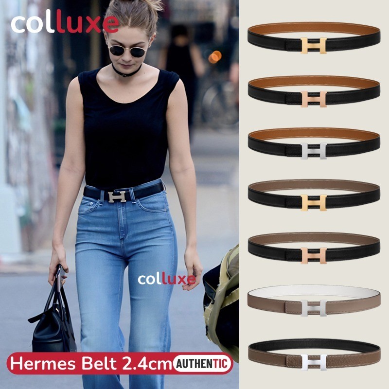 Menyediakan resi Hermès Hermes Mini Constance R`eversible Belt 24mm Women's belts Sabuk perempuan 2.