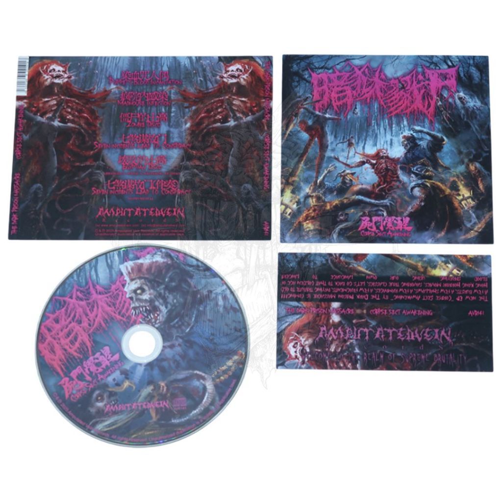 ORIGINAL & BERLISENSI - CD - THE DARK PRISON MASSACRE - CORPSE SECT AWAKENING | SLAM/BRUTAL DEATH ME