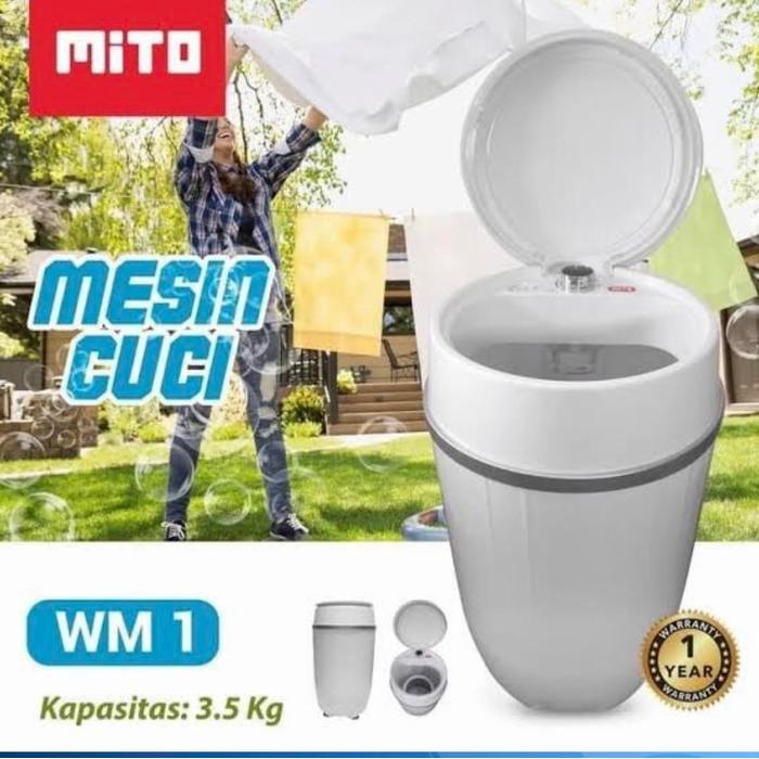 mesin cuci portable mito mini 3.5kg mito wm1