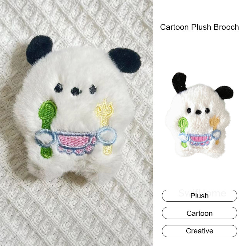 COD SwifHome Bros Boneka Kartun untuk Anak-Anak, Lencana Pelajar, Pin Tas Pakaian Lucu, Dekorasi Kre