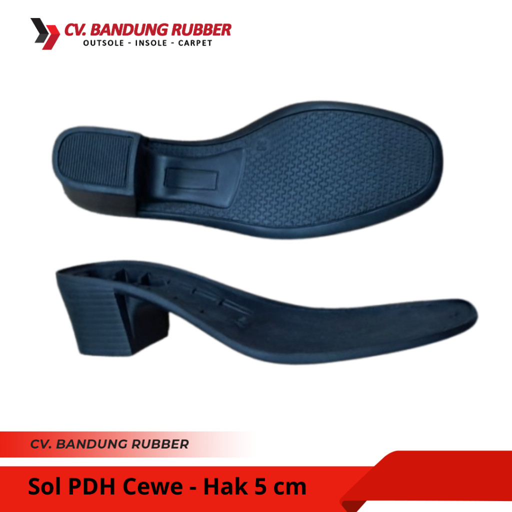 Outsole Sepatu Pantofel Wanita Sol Sepatu PDH Wanita Sol Sepatu Heels Sol Sepatu Hak Tahu Bahan Ring