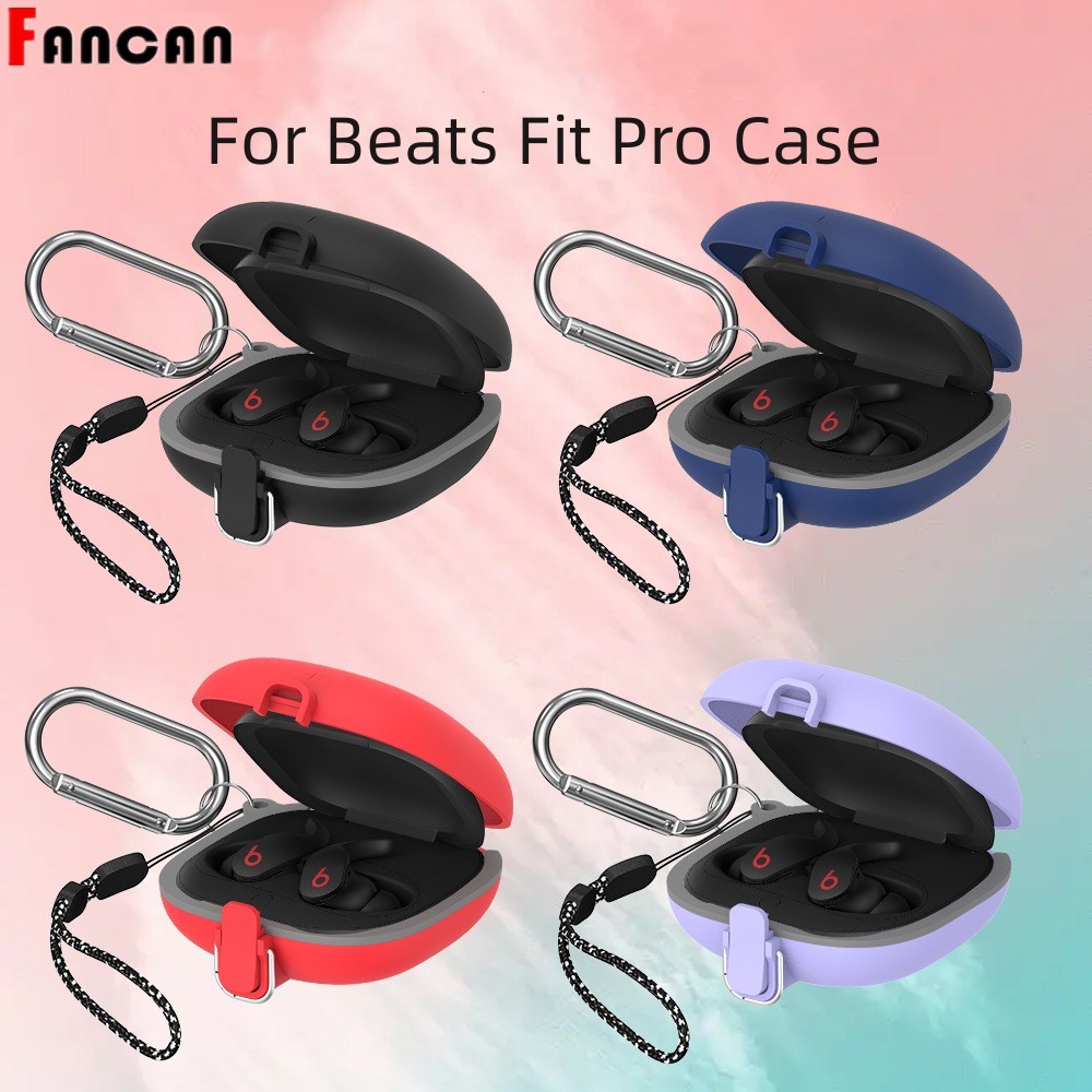 For Beats Fit Pro Case Cover Full Body Rugged Shockproof Cool Beats Fit Pro Case Cover with Keyain f