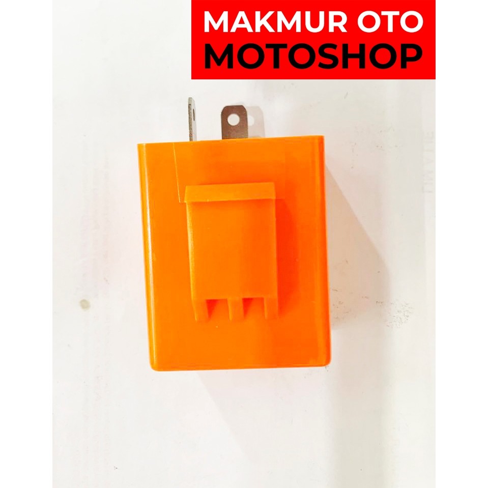 Flasher Bunyi Kotak 12V – Pengatur Setelan Kedipan Lampu Sein LED + Bunyi Universal Motor Mobil