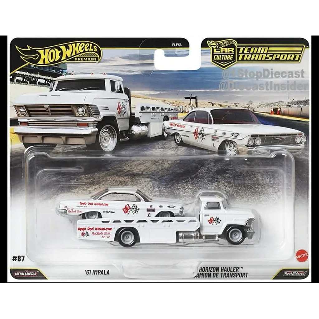 Hot Wheels Team Transport 61 Impala + Horizon Hauler