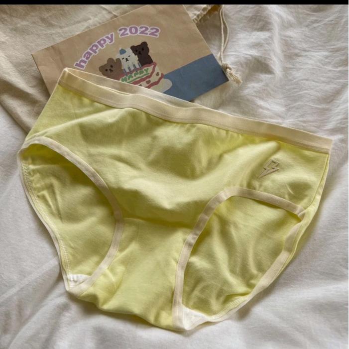 Styleunderwear - celana dalam - celana dalam wanita motif unik (CD-119) - Yellow, M