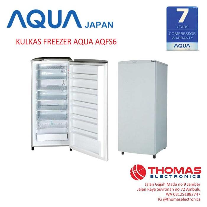 KULKAS FREEZER AQUA AQFS6 6 RAK - KULKAS FREEZER ASI AQUA S6 GARANSI