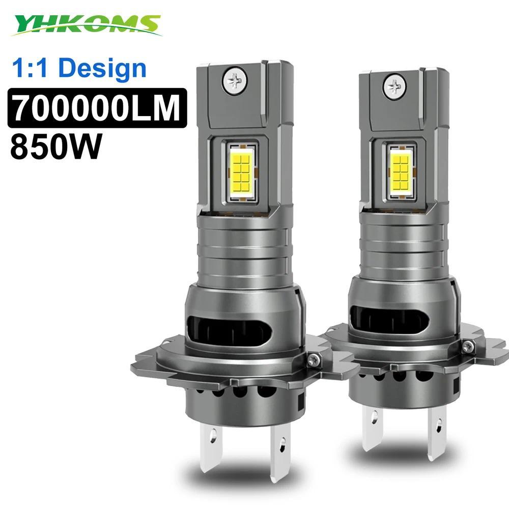 YHKOMS H7 LED Headlight Bulb Mini Wireless 60W 20000LM 6000K CSP for Car Headlamp Auto ode Lamps H7 