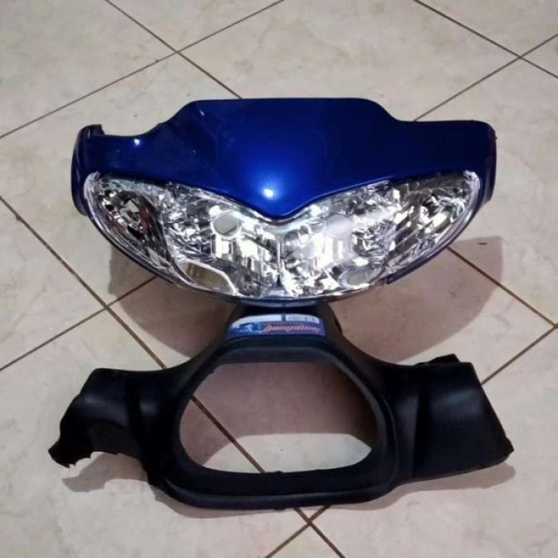 BATOK DEPAN BELAKANG JUPITER Z WARNA BIRU MERAH HITAM Z LAMA TAHUN 2005 SET LAMPU WARNA BIRU MERAH