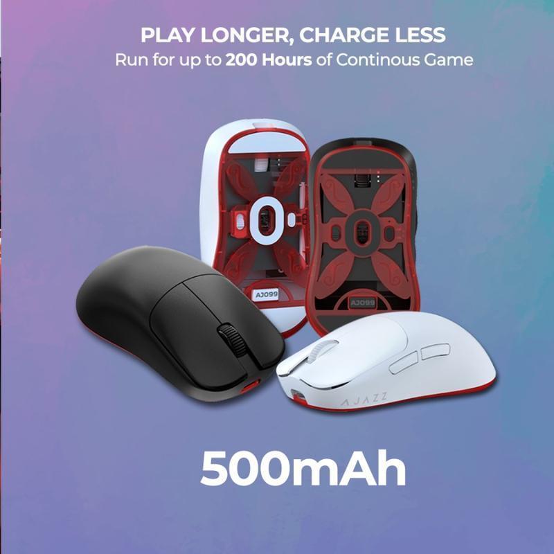 Ajazz AJ099 Pro Wireless Triple Connection Mouse Gaming 12000DPI PAW3311
