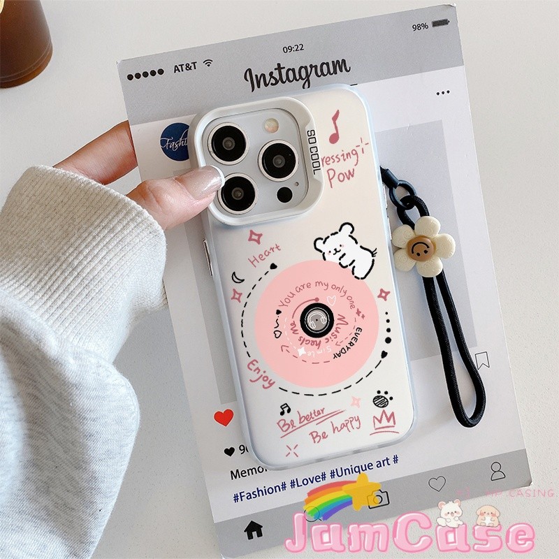 case OPPO Rekam jejak anak anjing dengan gelang tangan Casing ponsel cocok untuk OPPO A94 F17PRO Cas