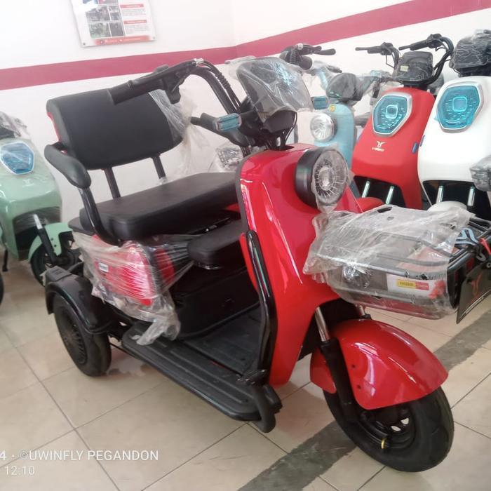 Sepeda Listrik Roda 3 Uwinfly Maleo - Sepeda Roda 3 Maleo Uwnfly