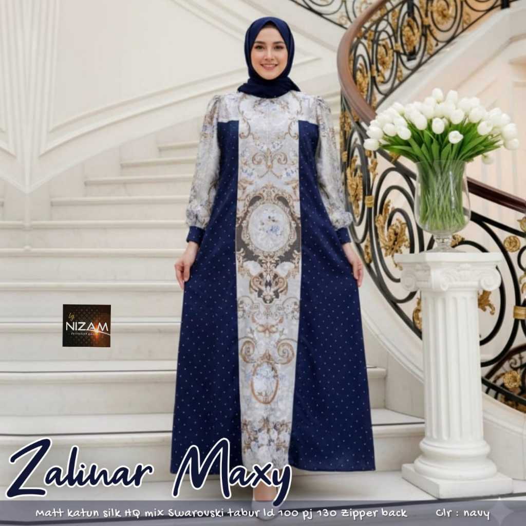 0612   ZALINAR DRESS by NIzAM FASHION
