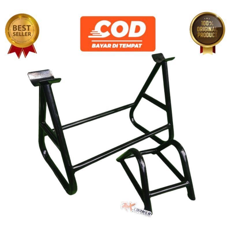 Standar pedok paddock tengah (new sepaket) depan F1zr rx king cb bebek universal