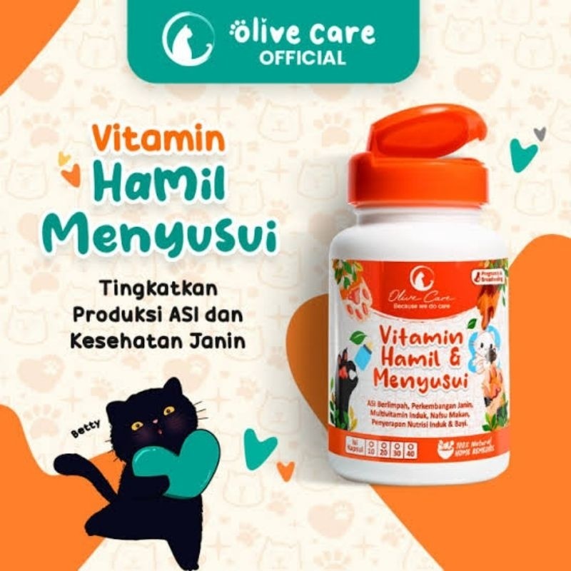 Olive Care Vitamin Kucing Hamil dan Menyusui