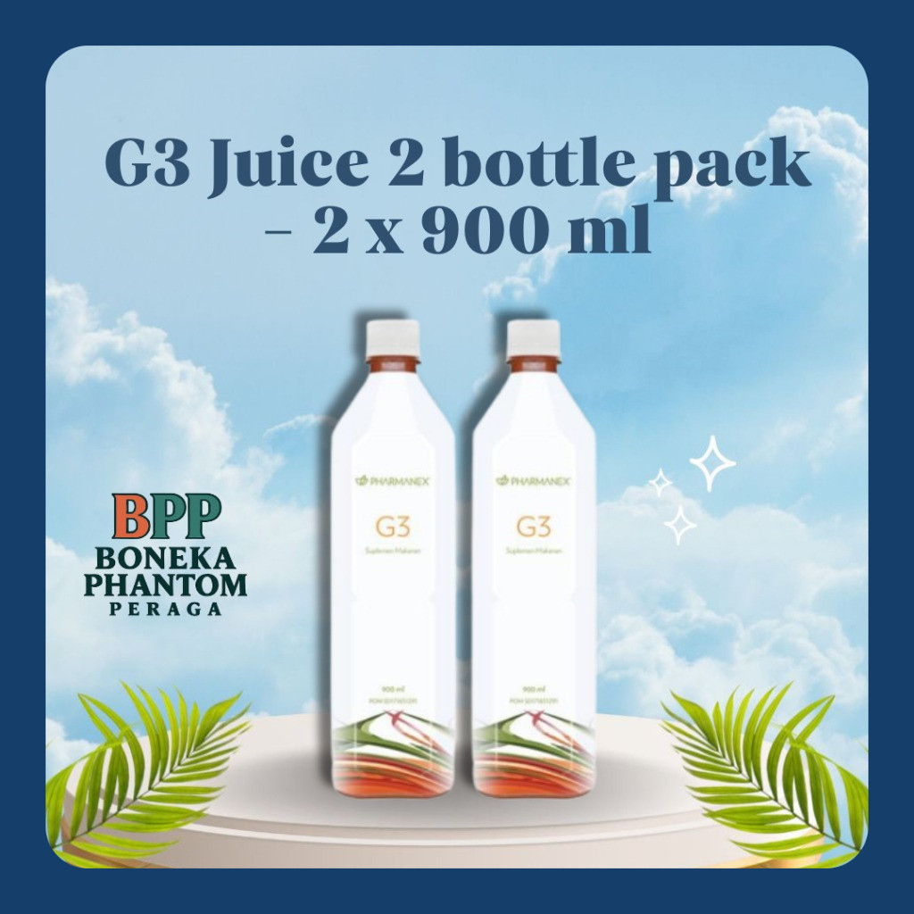 G3 Juice Nu Skin – Detoks & Energi Tubuh – 2 Botol x 900ml