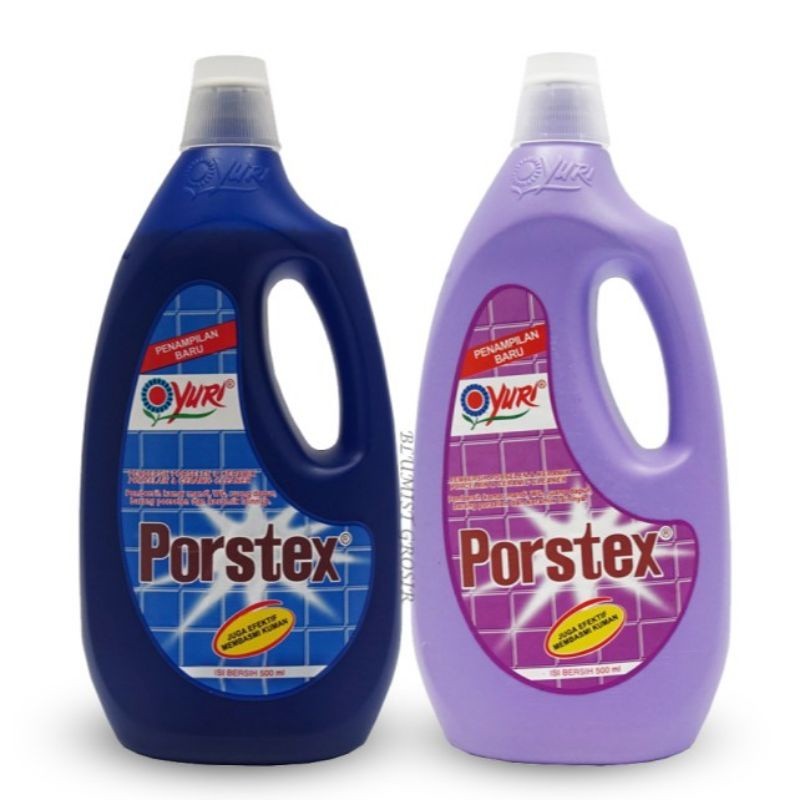 Yuri Porstex Biru Ungu 500ml Pembersih Lantai Keramik Kamar Mandi - ABH