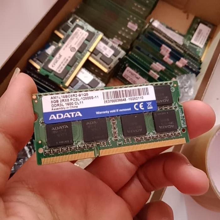 Ram laptop 8GB ADATA memori sodimm DDR3 PC3L 12800s 1.35 volt 1600mhz by Josscom