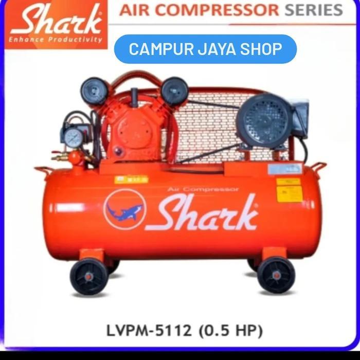 Kompresor Angin Shark 1/2 HP Dinamo Listrik 1 Hp siap pakai Ori Promo