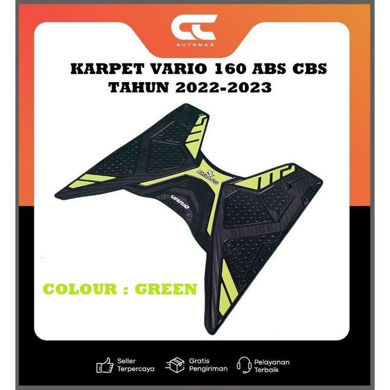KARPET HONDA VARIO 160 ABS CBS 2022-2023 PREMIUM - Hijau