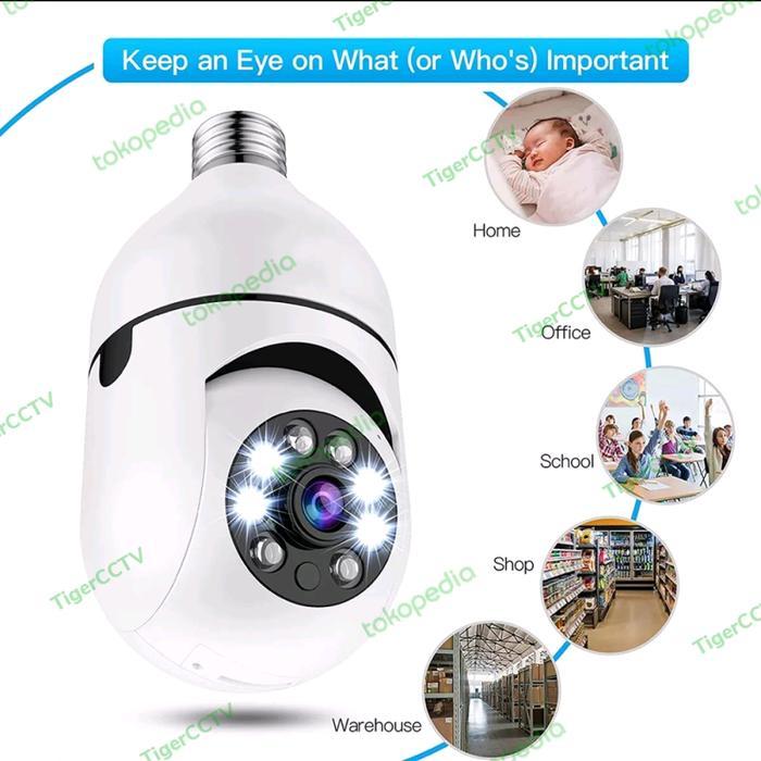 IP CAMERA CCTV 8MP V380 / V380Pro speed dome PTZ lampu mini