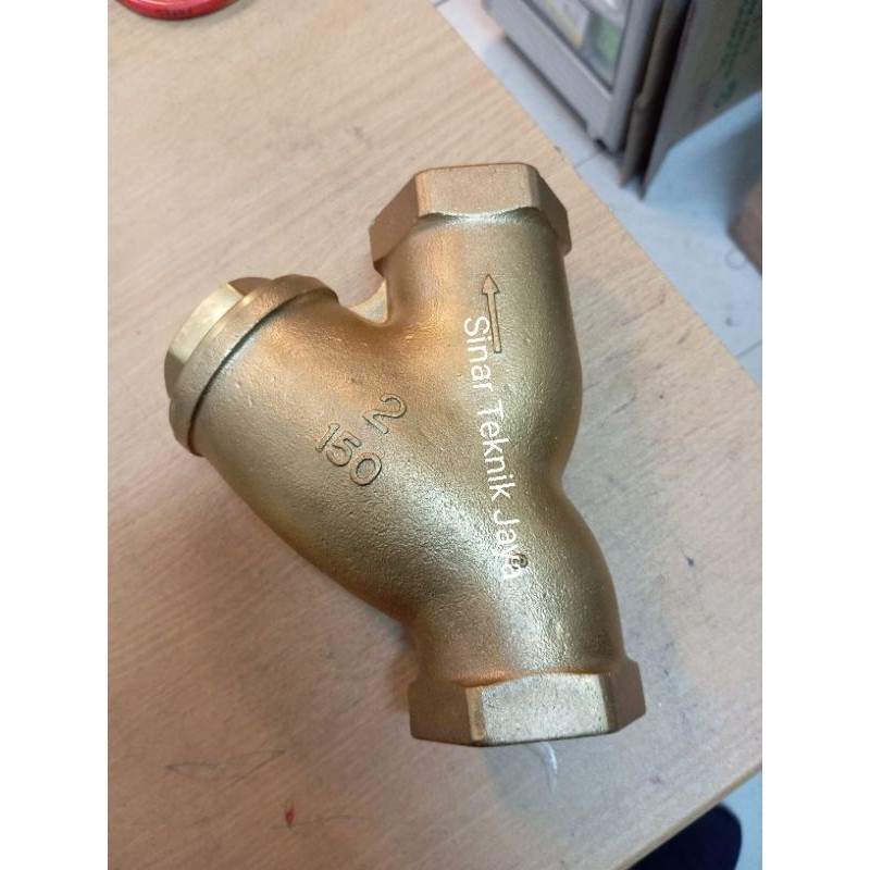 Y Strainer kitz 2" kuningan