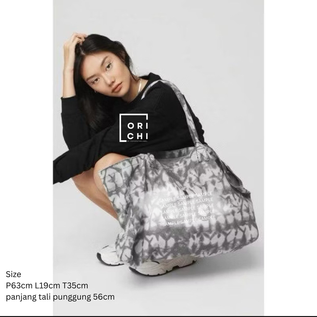 TRISANSHOP TOTE BAG PILATES TOTE BAG YOGA FASHION WANITA / TAS IMPORT 410 PREMIUM / [ORICHI_ID] / RE