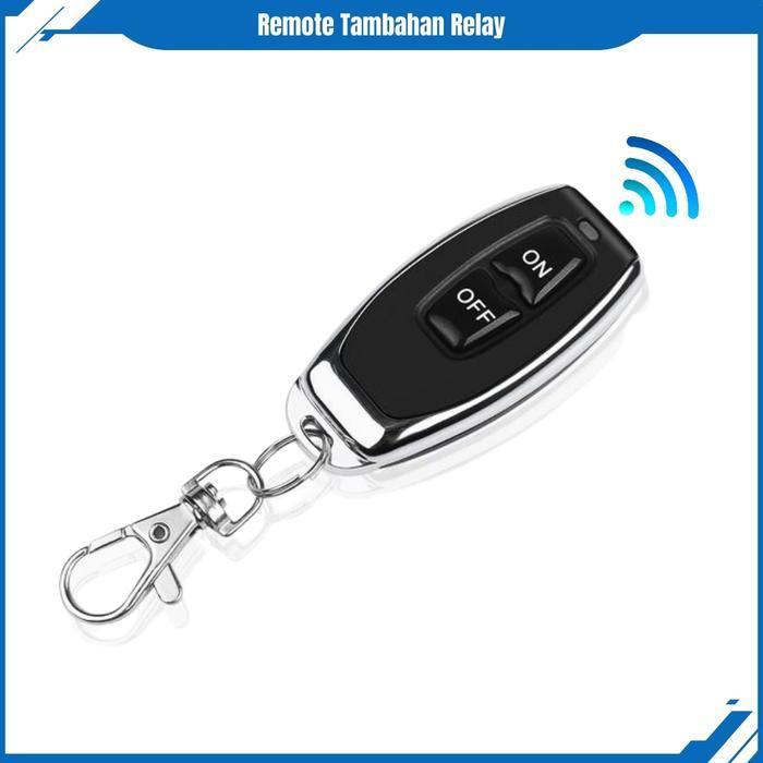 Relay Switch AC 220 DC 12V 1CH Remote Control Saklar on off - Remote Relay