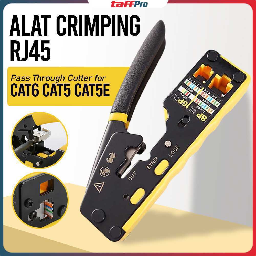 ZOERAX Alat Crimping RJ45 Pass Through Cutter for CAT6 CAT5 CAT5E - 6088