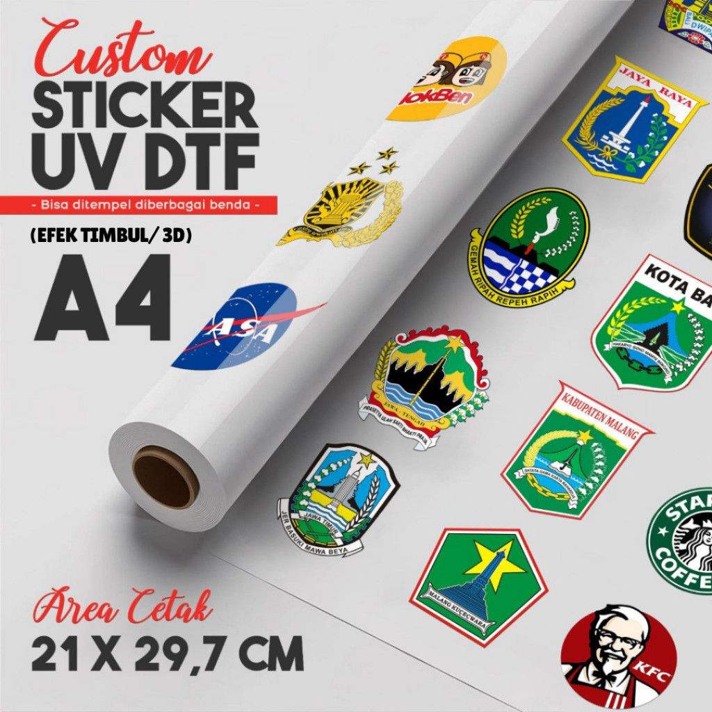 Cetak Stiker UV DTF A4 | Stiker UV DTF Custom suka suka (3)