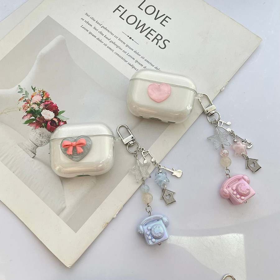 Cute Earphone Case for Realme Buds T310 T300 T110 T100 T01 Case Soft Silicone Clear Cover for Realme