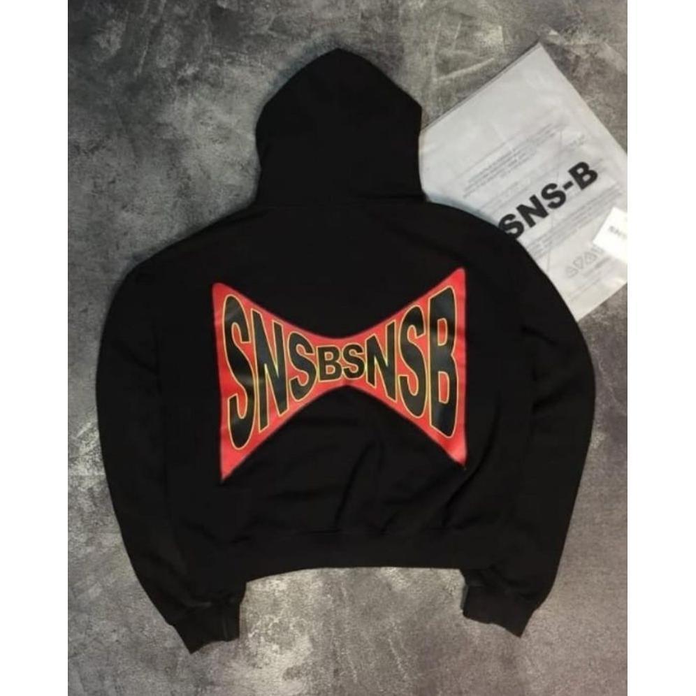 Sweater Hoodie Boxy SNSB STROM Oversize Unisex Pria Wanita Cod
