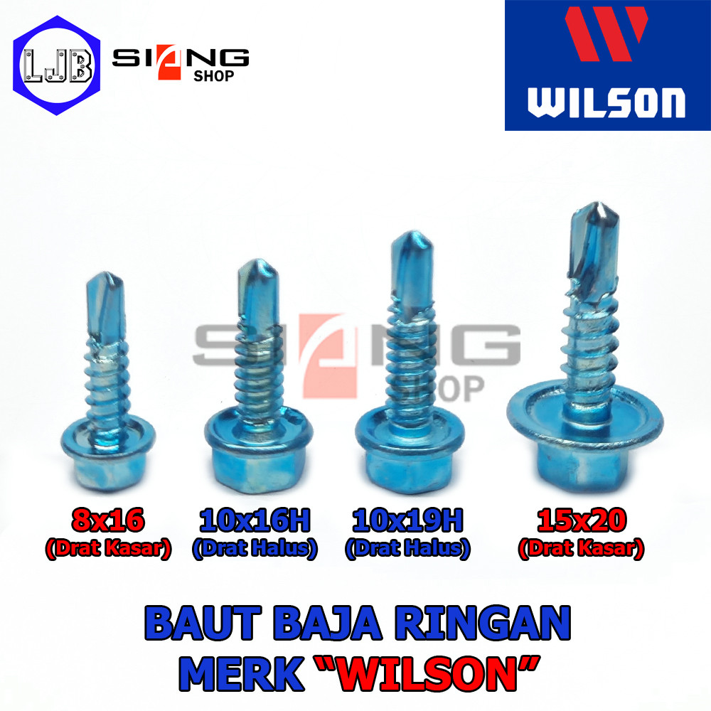 Per Box Baut Baja Ringan WILSON