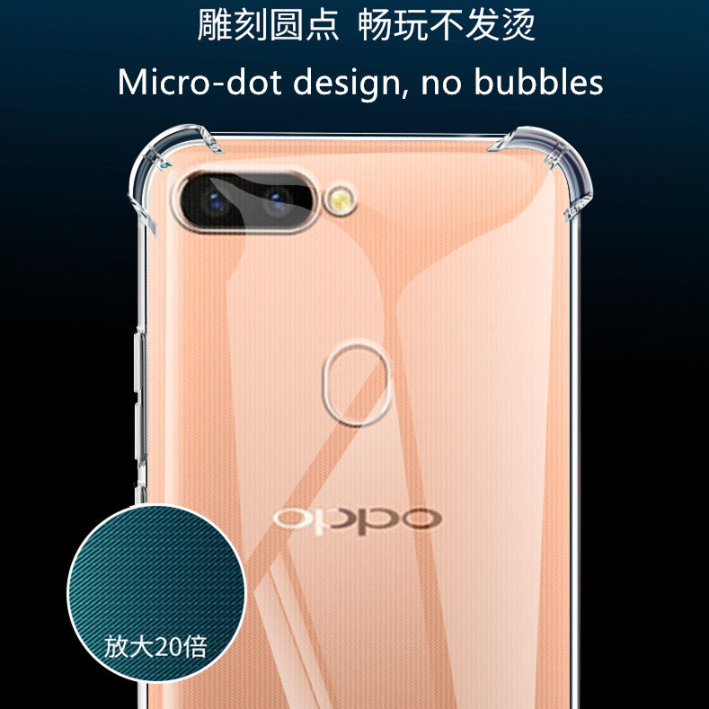 New Phone case OPPO R11s Back cover Shockprook Absorbing Ultra Clear Soft Casing Flexible Military G