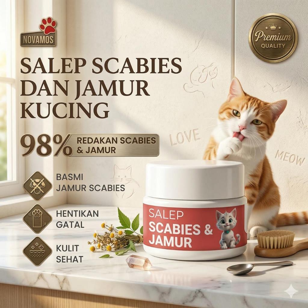 Termurah Obat Gatal Kucing Paling Ampuh Salep Scabies dan Jamur Kucing Anjing Ampuh Atasi Gudik Pita