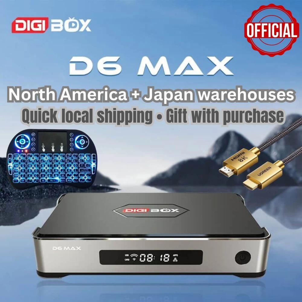 [Genuine] GIBOX D6 MAX Android TV Box Hot Sell in Japan,USA, Compatible Upgraded from D3 PLUS, Simil