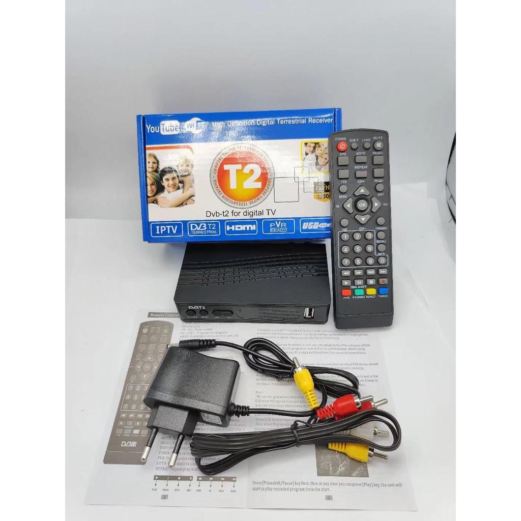 Best Israel DVB-T2 TV Box Satellite TV Receiver HD gital TV Receptor H.264 Decoder Supports WIFI For