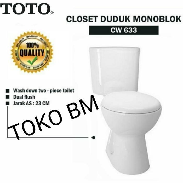 closet duduk toto cw 633 j/kloset duduk toto cw633 - cw 633
