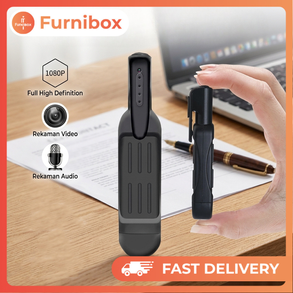 Kamera Pengintai Mini Pulpen Tersembunyi Clip Spy Cam Kecil Mini Camera CCTV