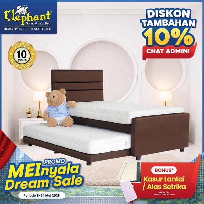 MEGA SALE Elephant Springbed Set 4 in 1 Ultimate - 100 x 200