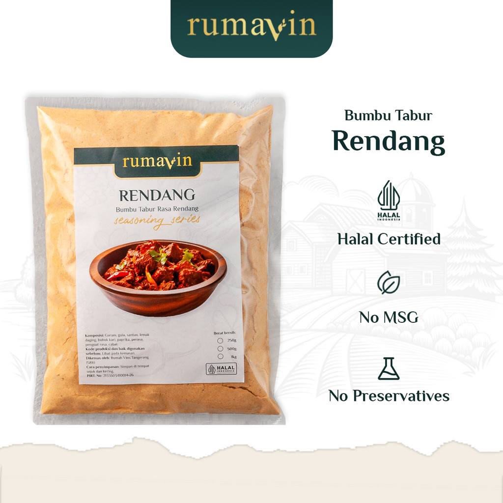 Rumavin - Premium Bumbu Tabur Rendang