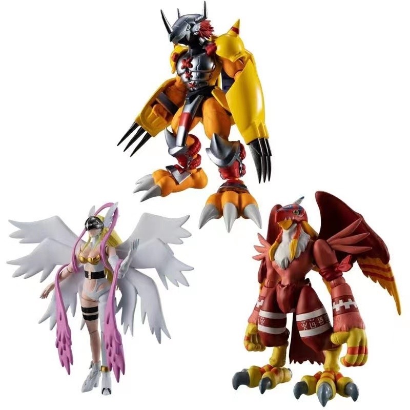 Bandai Shodo Digimon Adventure Gashapon Omegamon Lilimon Zudomon Wargreymon MetalGarurumon Garudamon