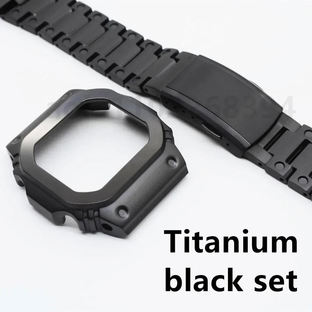 Titanium Bezel for DW5600/5610 GW-M5610 GW5000 G5600E Wat Band Light Weight Camouflage Case Strap Mo
