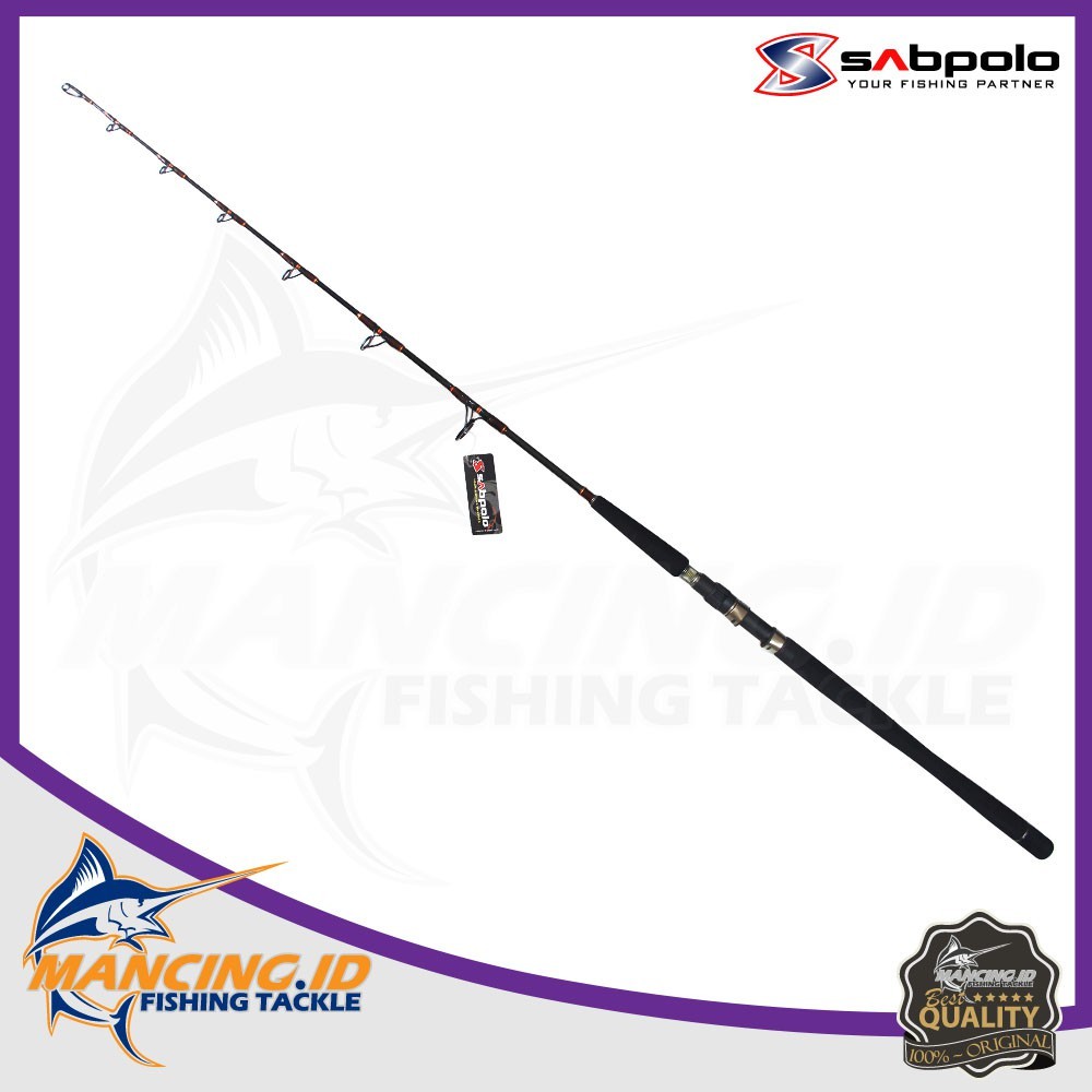 Sabpolo Rod Salt Jig Joran Spinning Pancingan Jigging Murah Kuat One Piece