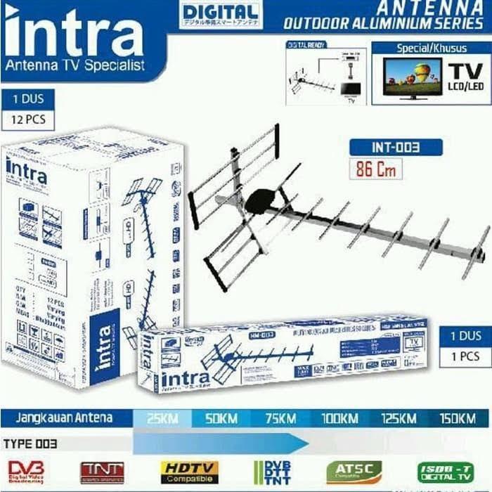 Intra Antena TV Digital Luar / Outdoor INT-003 / INT-005 - Intra 003 TERLARIS