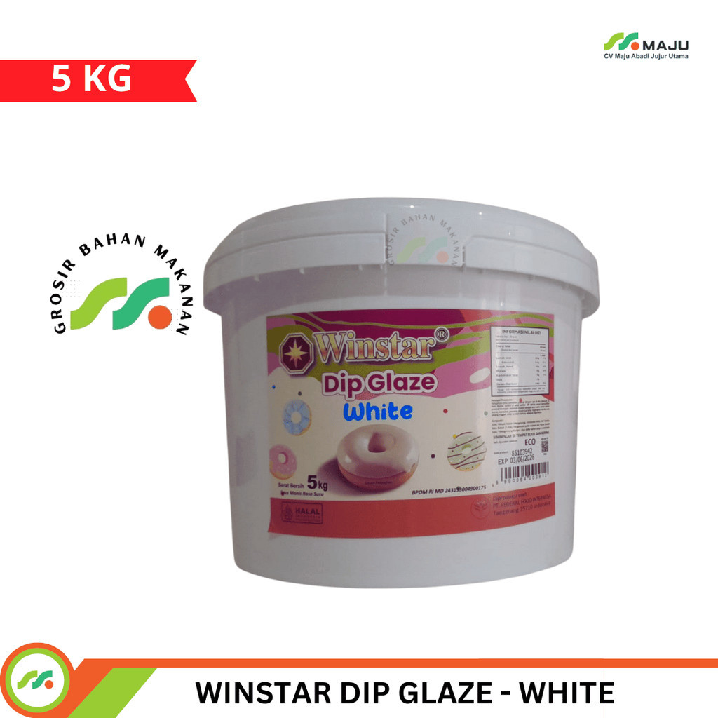 WINSTAR DIP GLAZE WHITE ECO 5KG