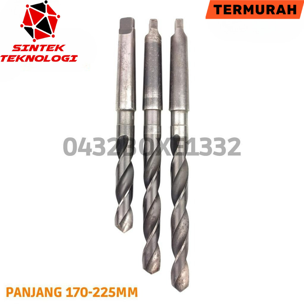 ST Mata Bor 16mm Taper MT2 Bor Besi Hss Panjang 170-225mm
