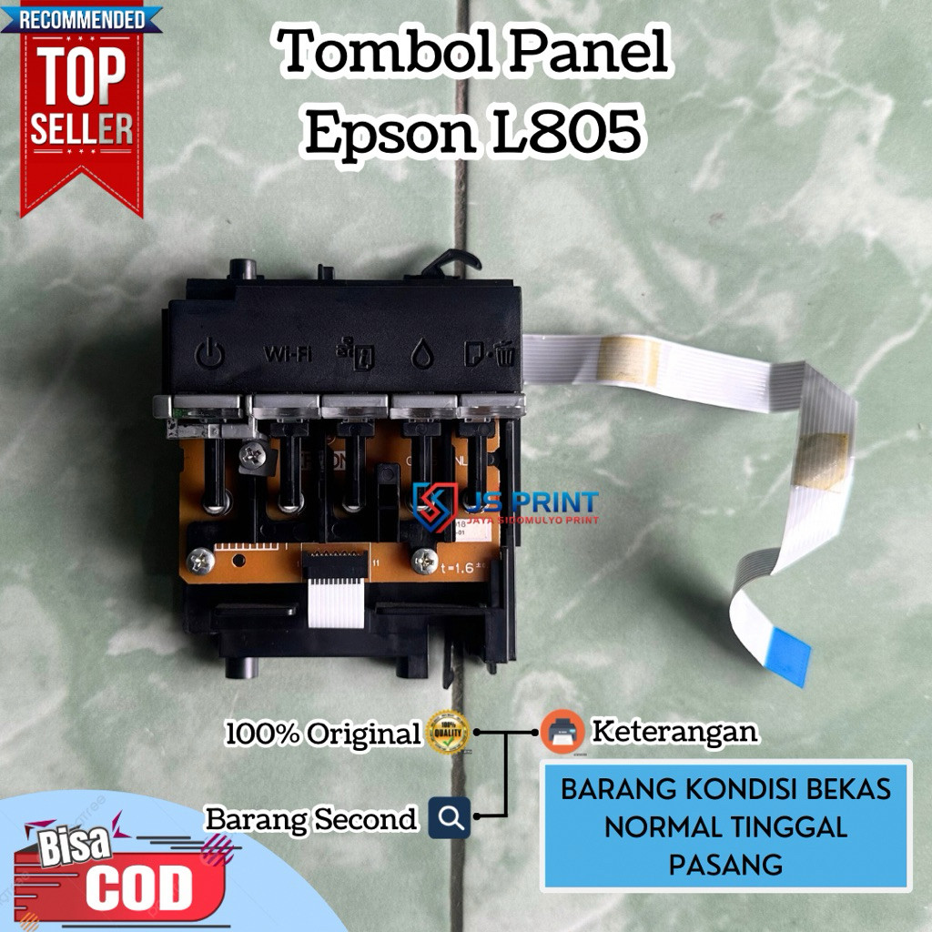 Tombol Panel Epson L805 Second