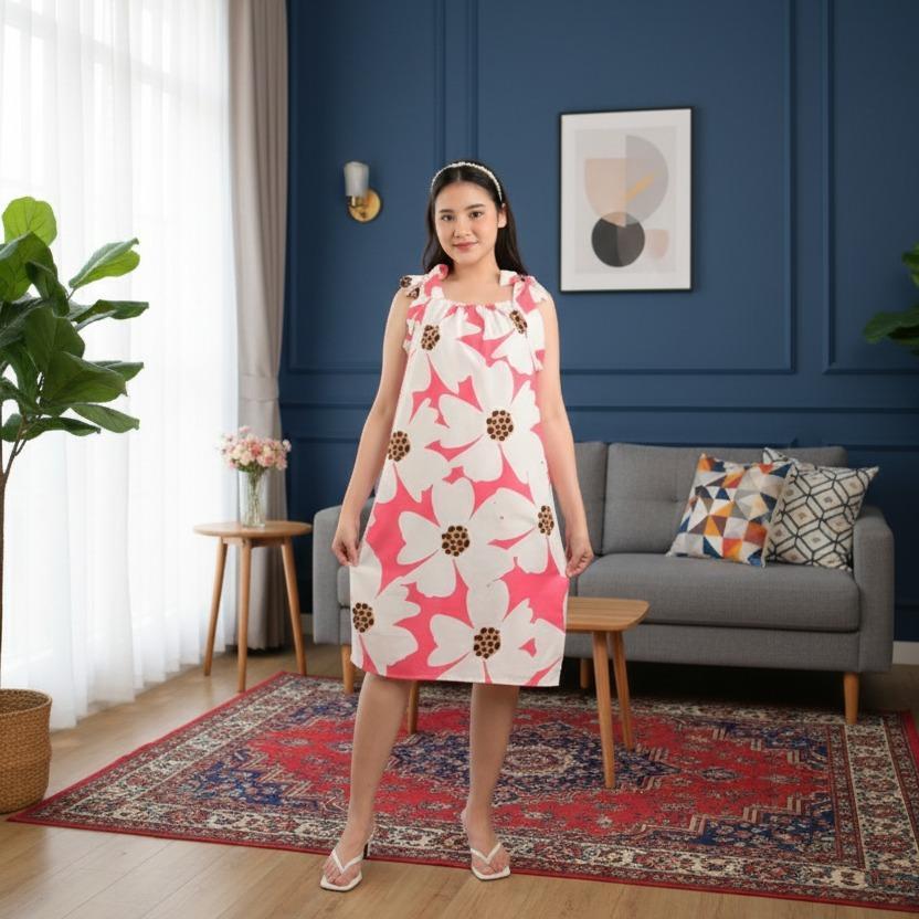 Daster Yukensi Delisa Kain Tebal - LD 120 Rayon Tebal Super Nyaman & Stylish Daster Mama Muda Tanpa 