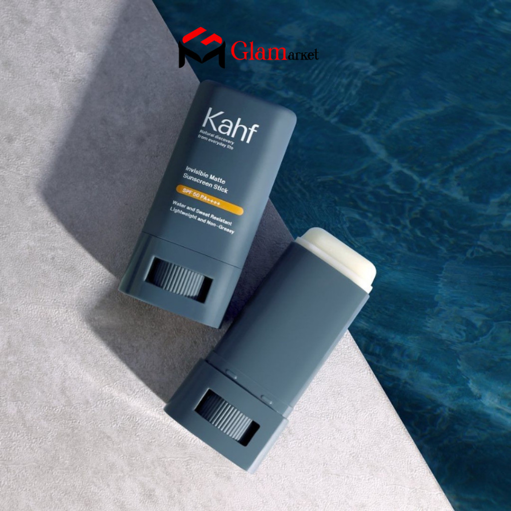 KAHF Invisible Matte Sunscreen Stick SPF 50 PA+++ - Perawatan Wajah Sunscreen Pria